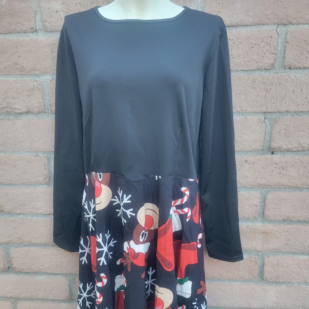 Rudolph Reindeer Christmas Dress